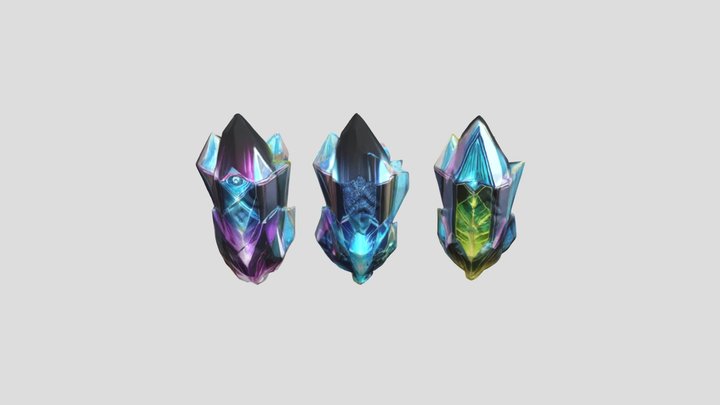 crystal free 3D Model