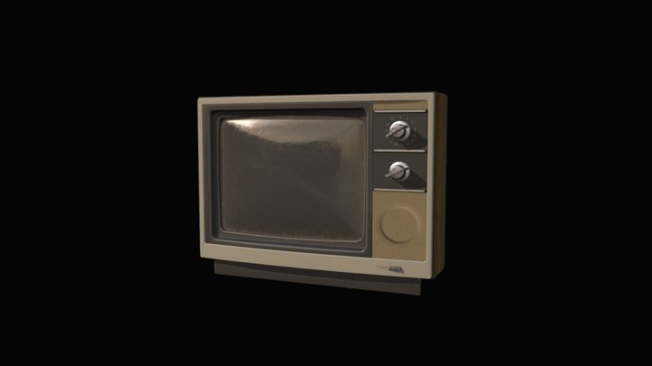 Old TV 3D Model