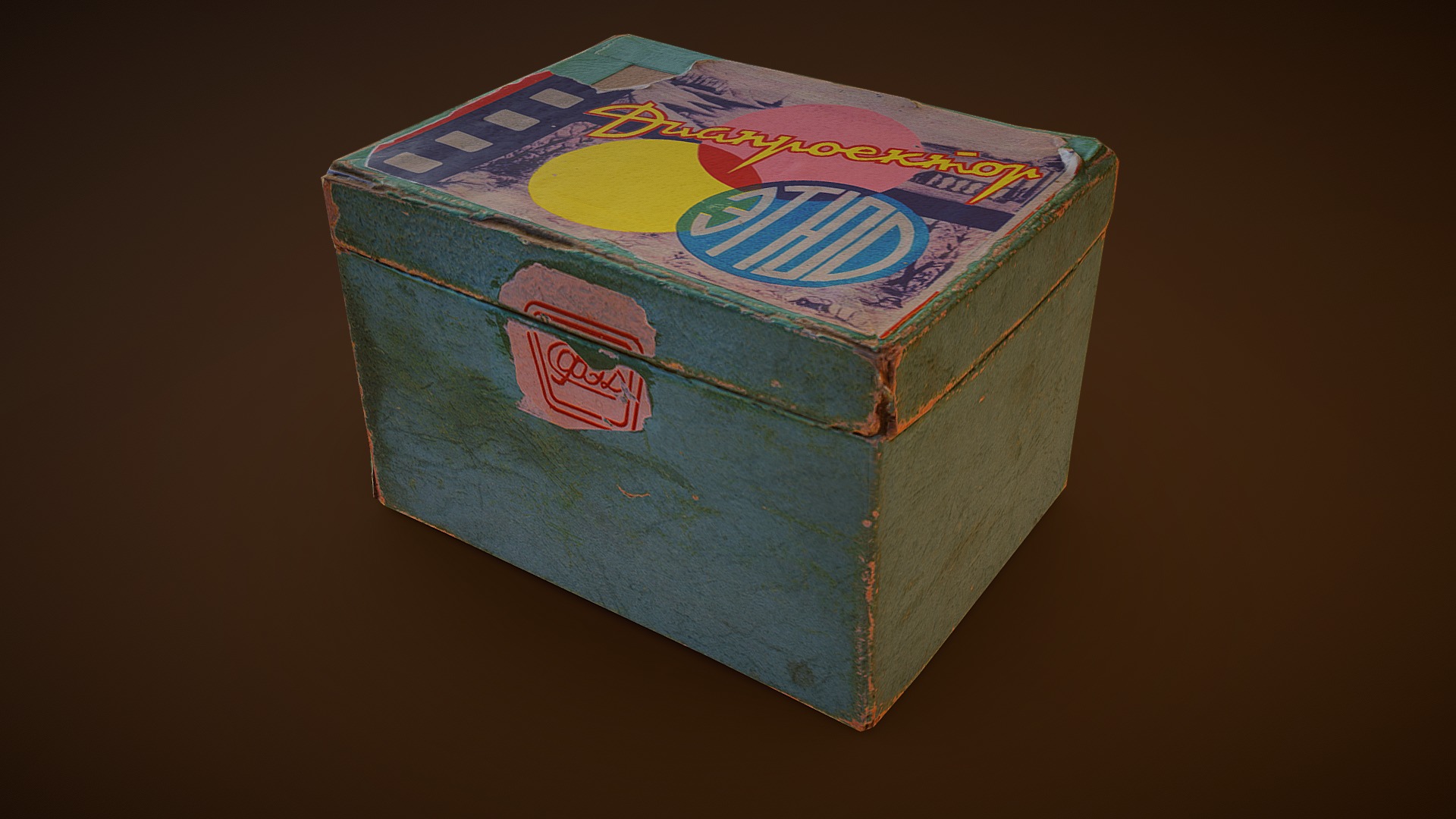 3D model Paper Box02 - This is a 3D model of the Paper Box02. The 3D model is about a box with a logo on it.