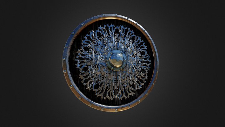 Druid Shield 3D Model