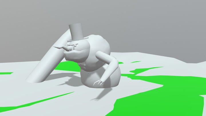 Snow Troll 3D Model