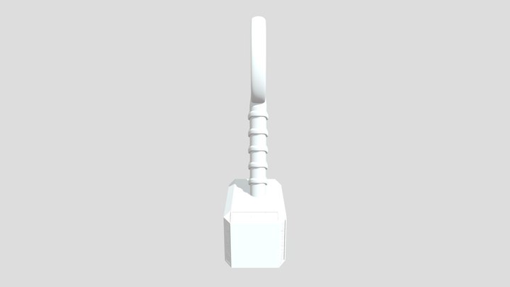 Thor's Hammer 3D Model