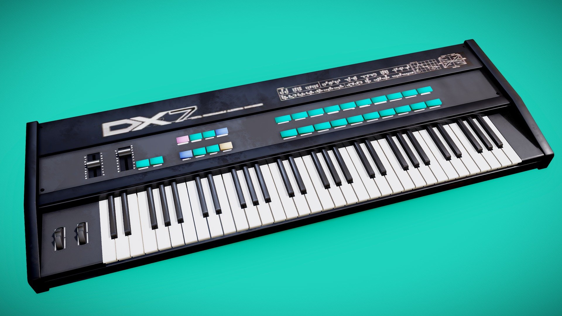 Yamaha Dx7 Download Free 3d Model By Merow Tehmerow 3f