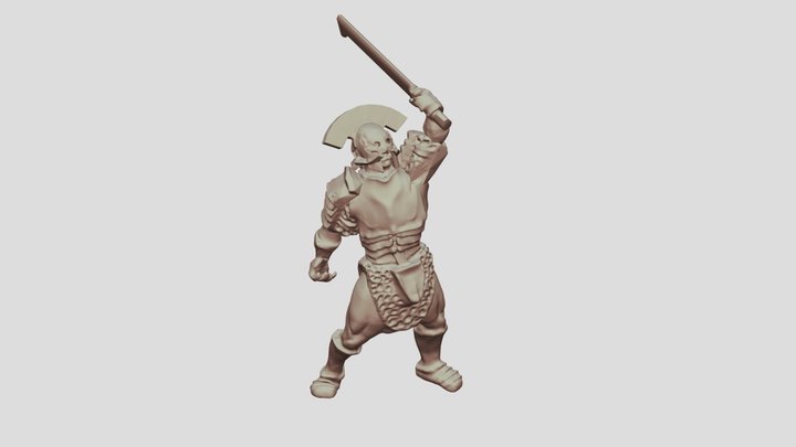 Middle-Earth Isengard Uruk-Hai Captain Sword 2 3D Model