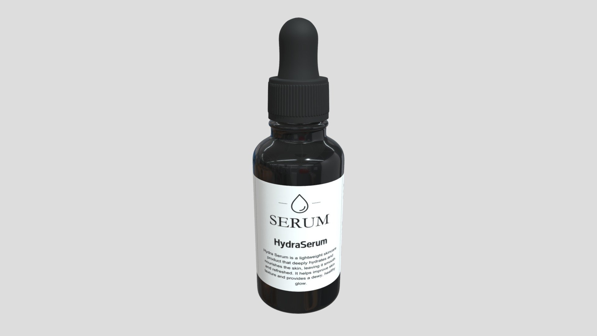 Cosmetic Serum Bottle - Download Free 3D model by ProductViz [3f8064b ...