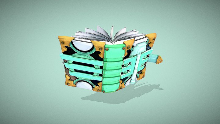 Paladin's Book of Trickery 3D Model