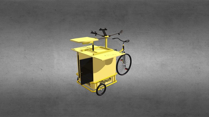 Bici Wip Obj 3D Model