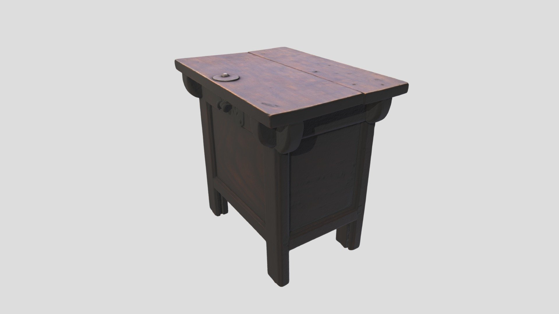 KCDF-뒤주(Rice Chest) - Download Free 3D model by Korea Craft & Design ...