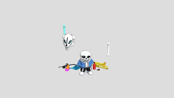 Sans_-_undertale 3D Model