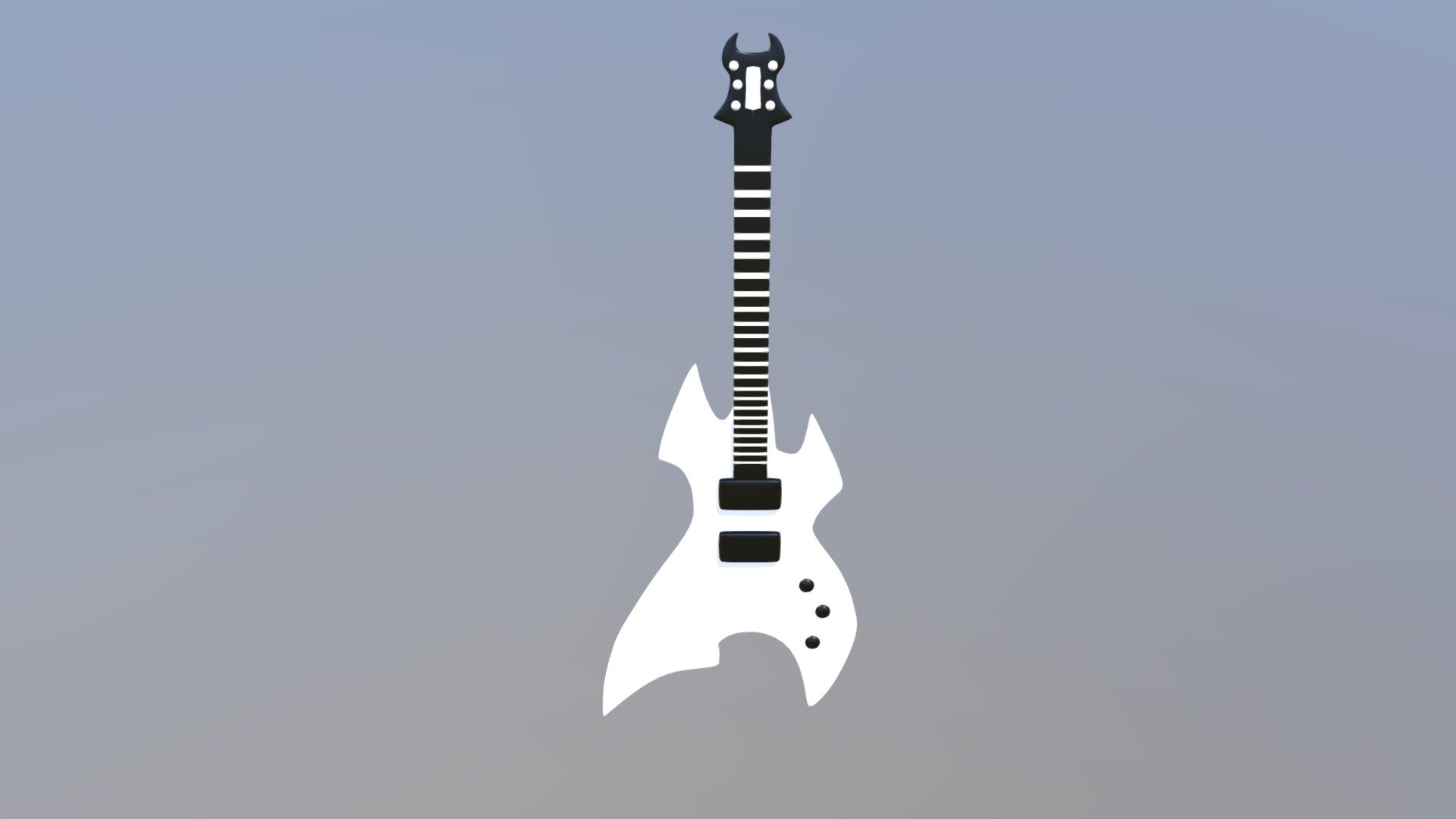 Spongebob movie Mandela Effect Metal Guitar Download Free 3D model by