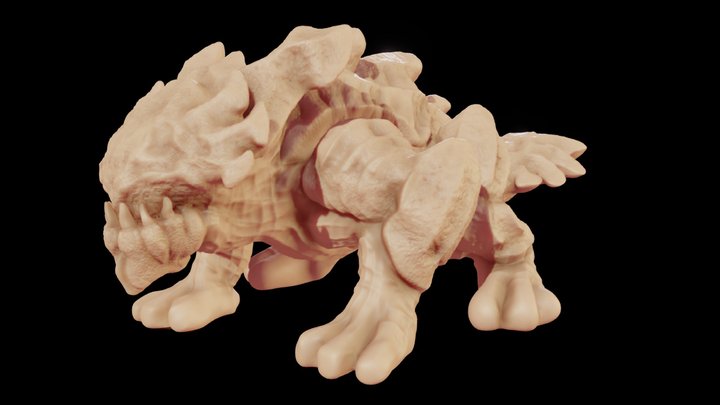 Alien Beast [On Halt] 3D Model