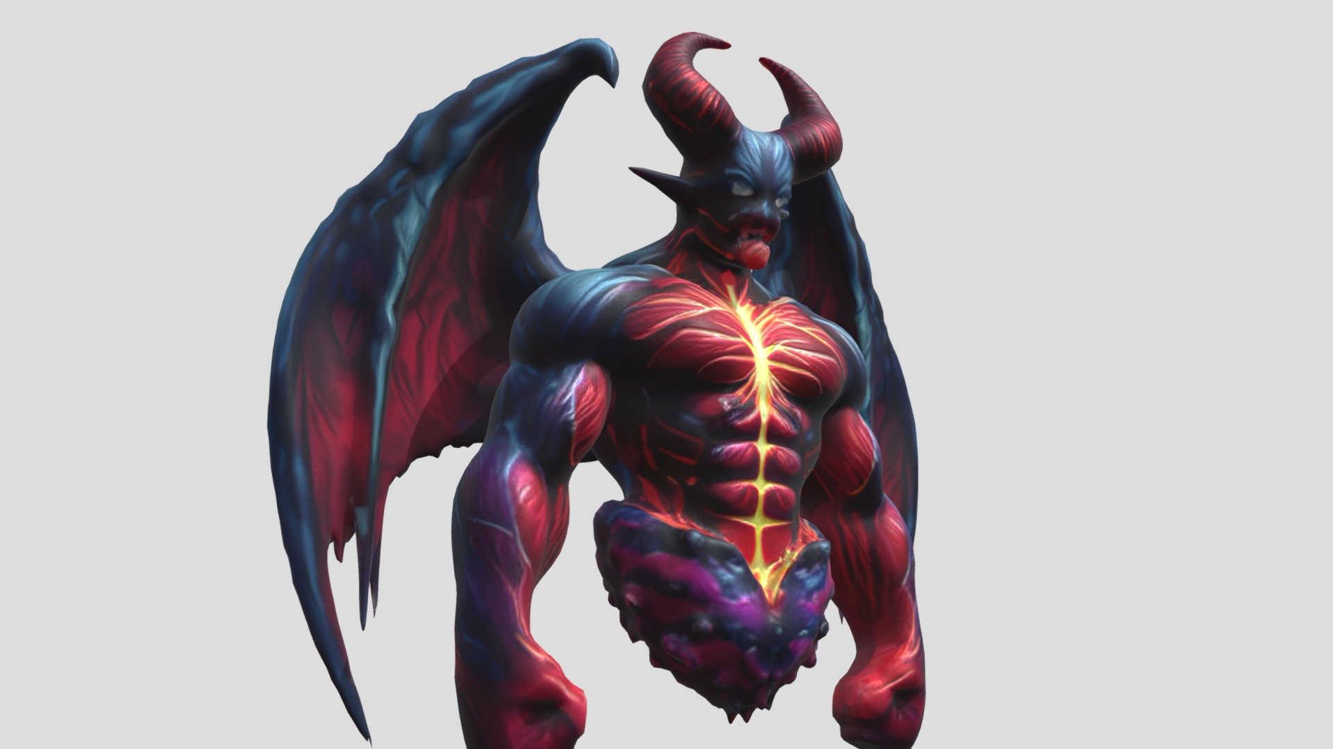 Lucifer the devil 3d model - Download Free 3D model by Shivam Singh ...