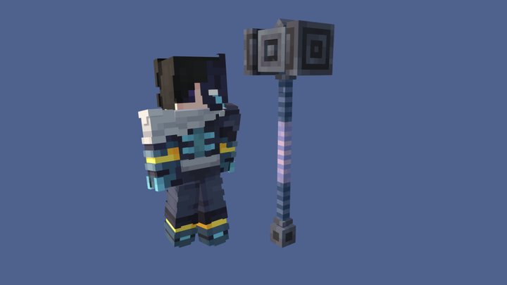 God of Hammers 3D Model