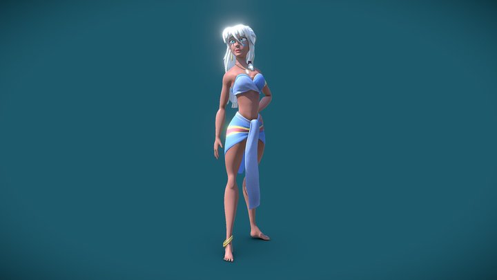 Kida Atlantis 3D Model