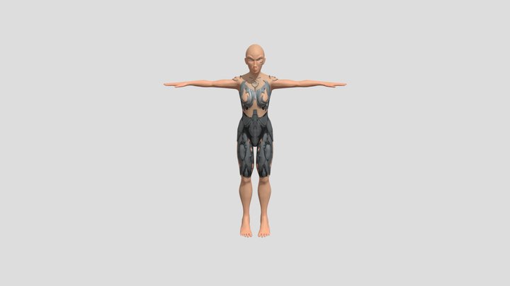 Kei-Ki - Final Character 3D Model