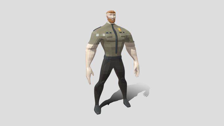 SecurityGuard 3D Model
