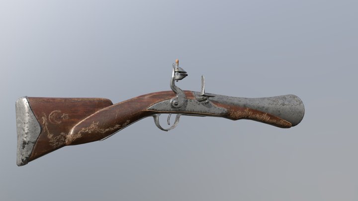 Gun 3D Model