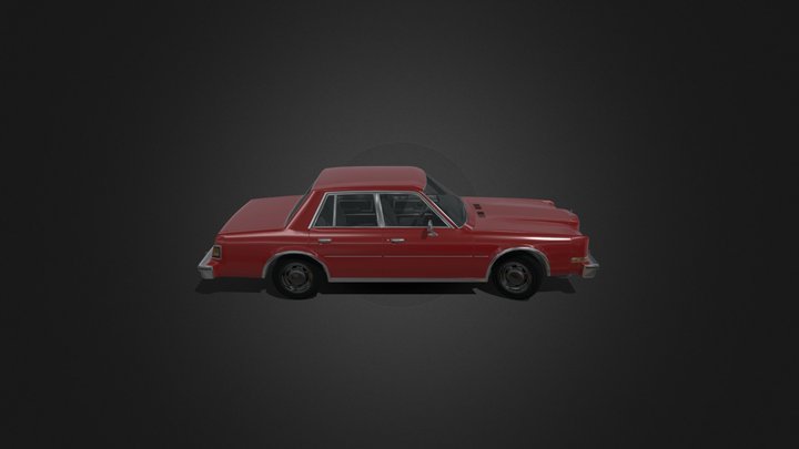 American Sedan. 3D Model