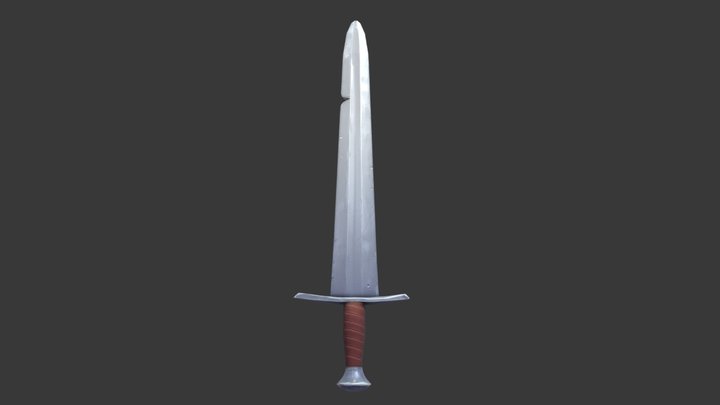Stylized Sword 3D Model