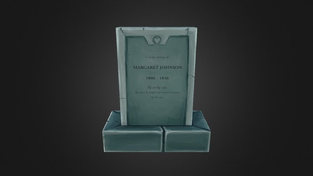 Gravestone 3D Model