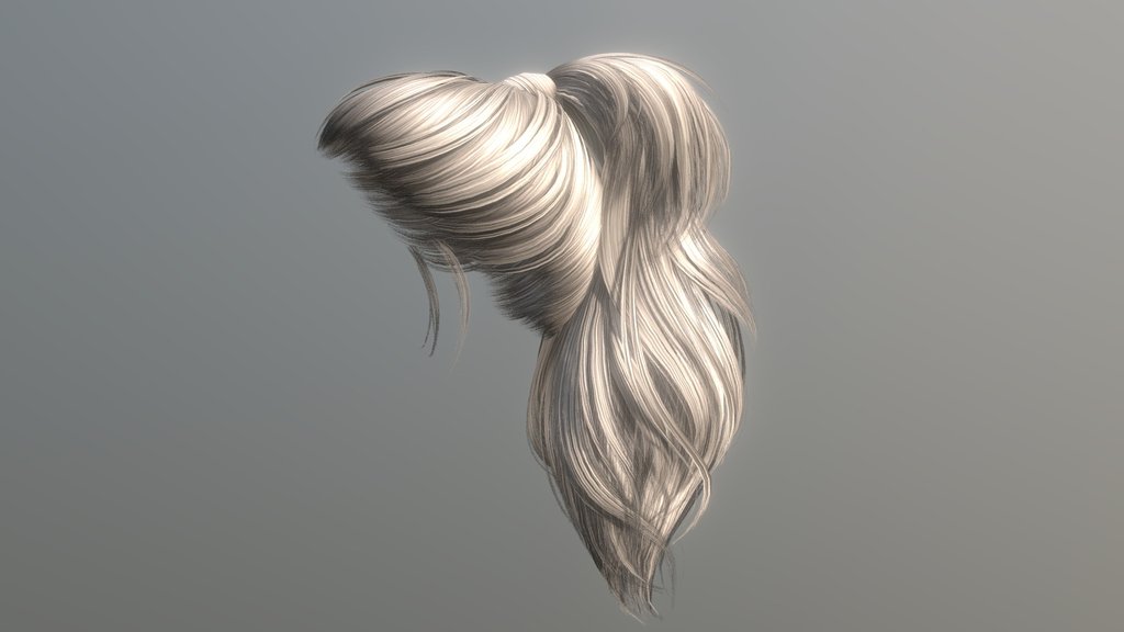 Chinook Wind Ponytail (With Bones)