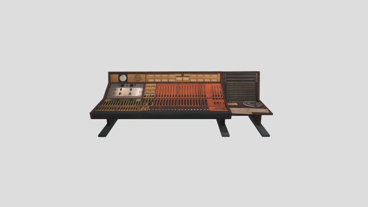 Les Paul Vintage Recording Console 3D Model