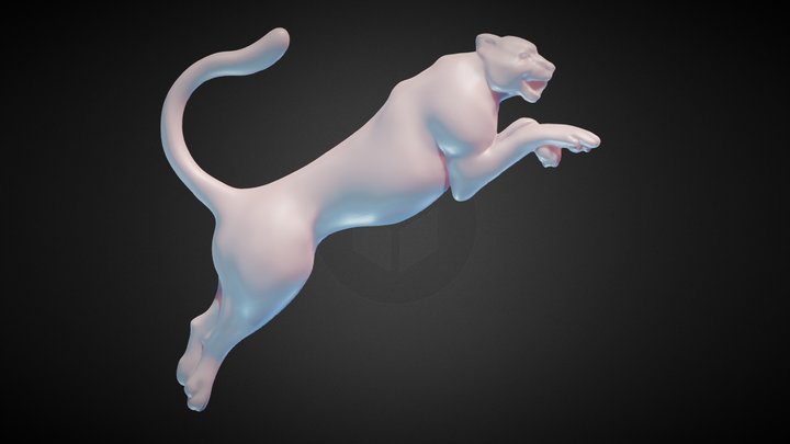 Panther model - for 3D printing 3D Model