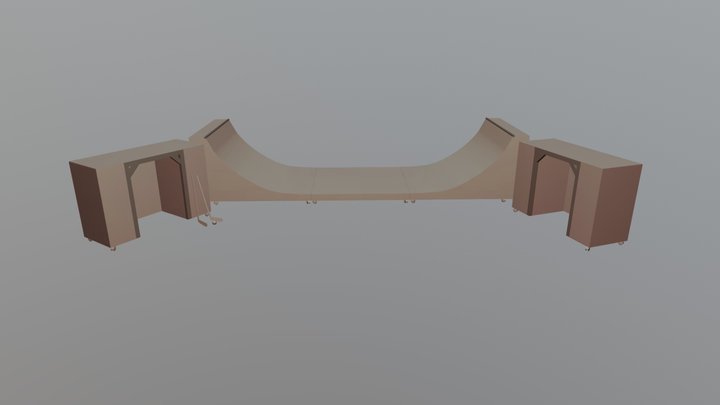 Halfpipe 3D models - Sketchfab