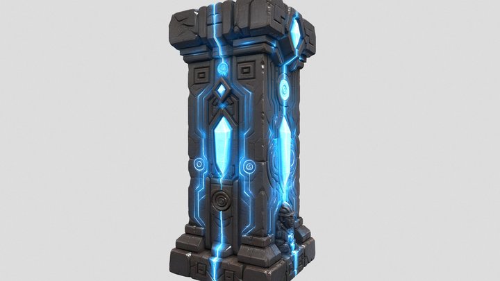 ᛫FantasY᛫[-※{.𐍇.}※-]᛫PillaR᛫⟬𖥻:Ⅱ᛫⟭ – Modèle 3D gratuit STL