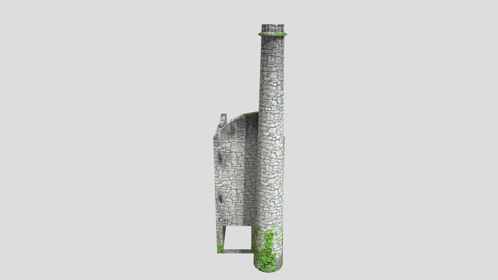 Cornish Tin Mine 3D Model