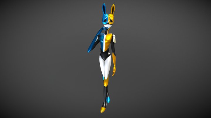 N1M4/Nima GAR Character Design 3D Model