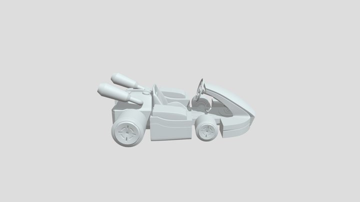Mario Kart - Kart 3D Model
