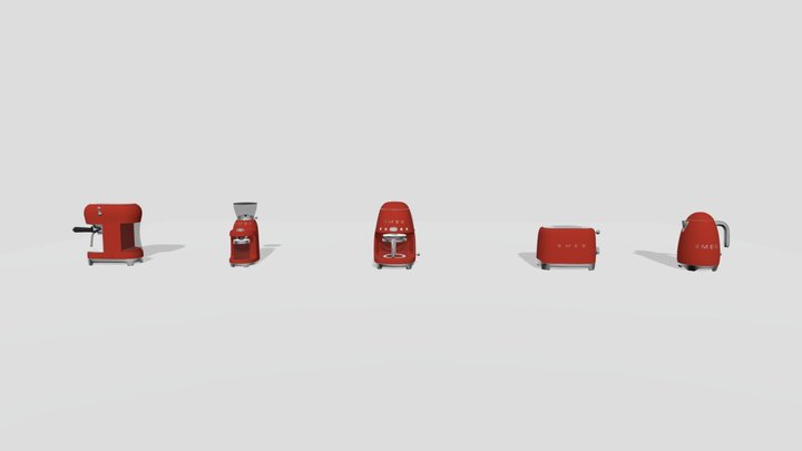 Vintage Smeg Kitchen Appliance p.1 3D Model