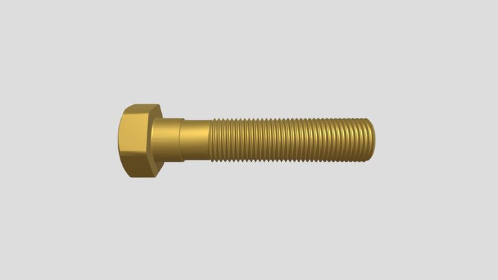 болт гост 7795 3D Model