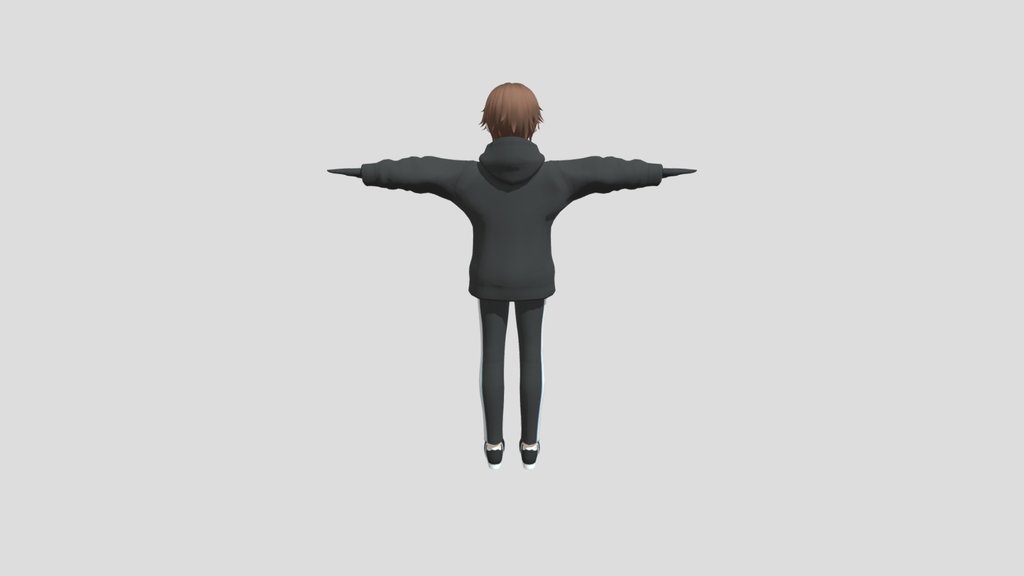 Anime Boy for Blender.