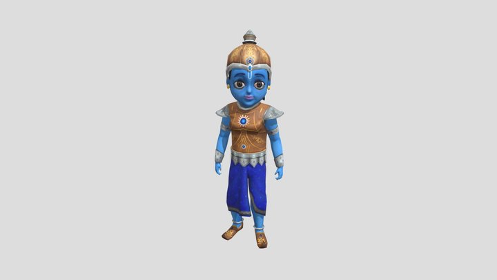 Krishna 1 3D 3D Model