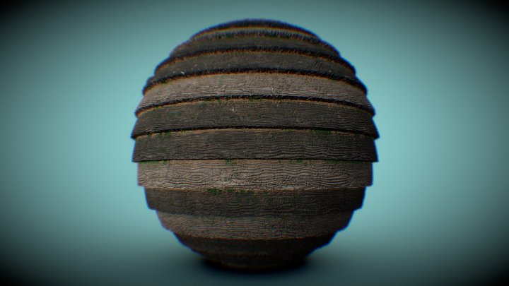 Wooden Gray Wall | Tile Texture – Modello 3D gratuito STL