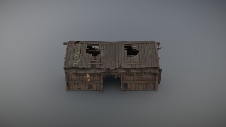 Old Barn 3D Model
