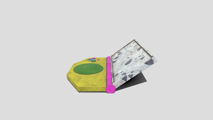 Postmodern Nintendo DS lite 3D Model