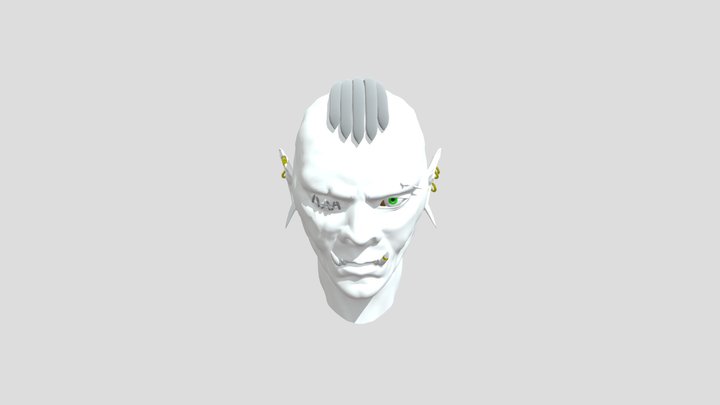human orc(head) 3D Model