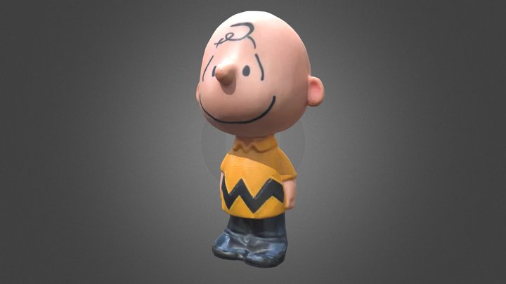 Charlie Brown Happy Meal Toy 3D Model