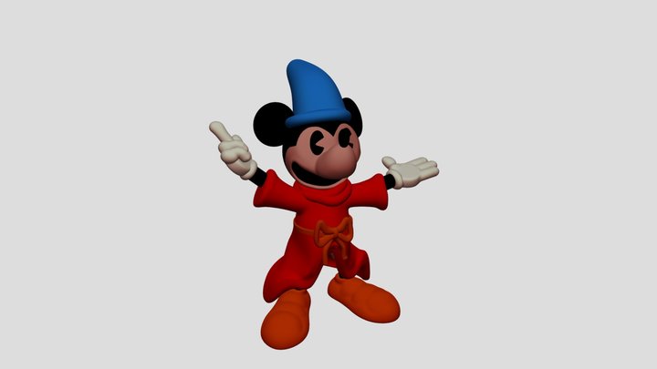 Sorcerer Mickey 3D Model