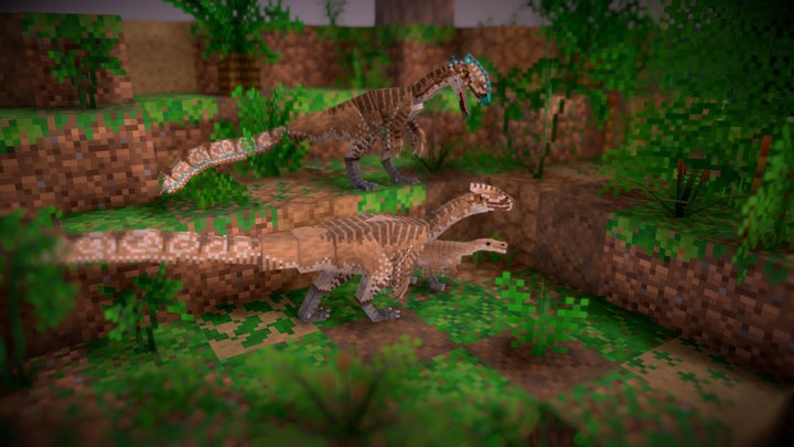 Guanlong Showcase 3D Model