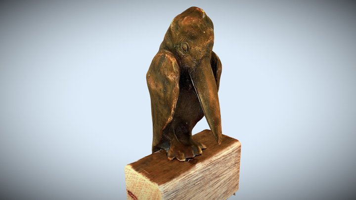 Bronze Raven by BD Heiser 3D Model