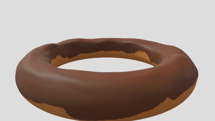 bad donut model 3D Model