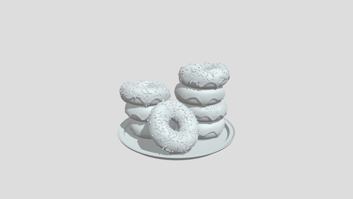 Donut (Pictures in comments for color) 3D Model