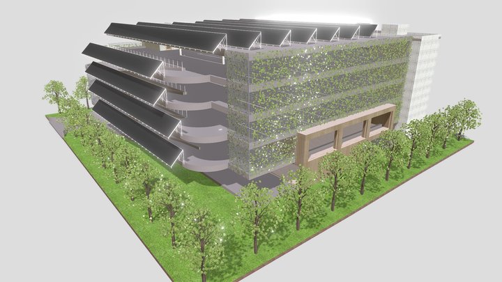 Parkhaus+Modul 3D Model