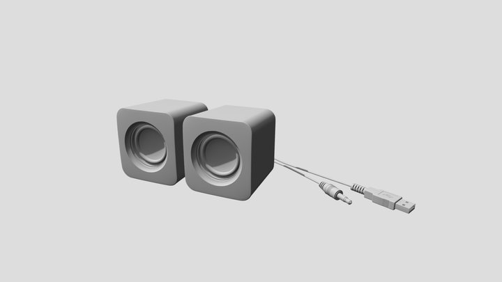 Speakers 3D Model