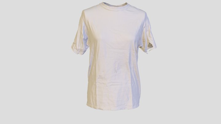 White T-Shirt 3D Model
