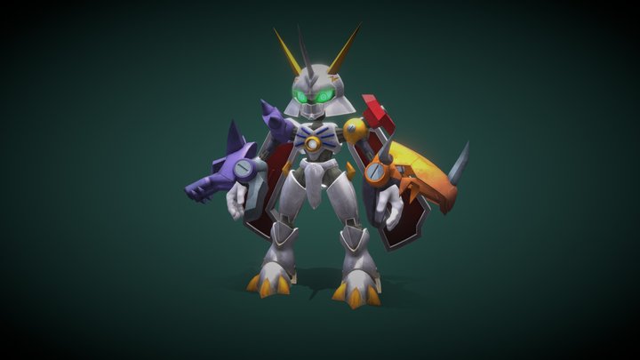 OmegaKnight - Digimon X Medabots fan art 3D Model
